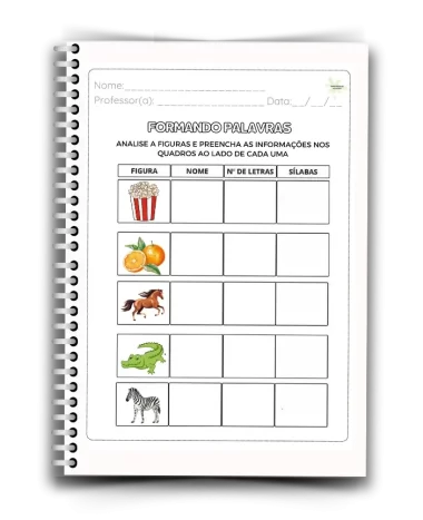 Formando Palavras - Exemplo 3